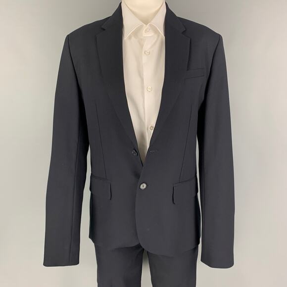 PAUL SMITH Junior Size 16 YRS Navy Wool Notch Lapel Suit - Picture 1 of 10